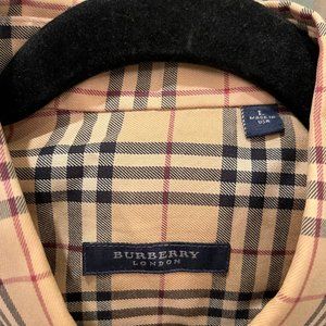 Burberry Brit Tartan Plaid Classic Fit Button Up